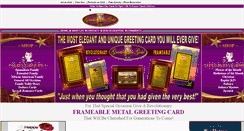 Desktop Screenshot of greetingsongold.com